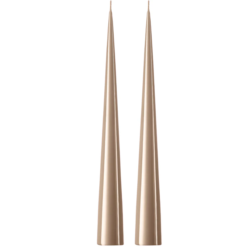 Stearinlys 37 cm 2-pak, Nougat Note