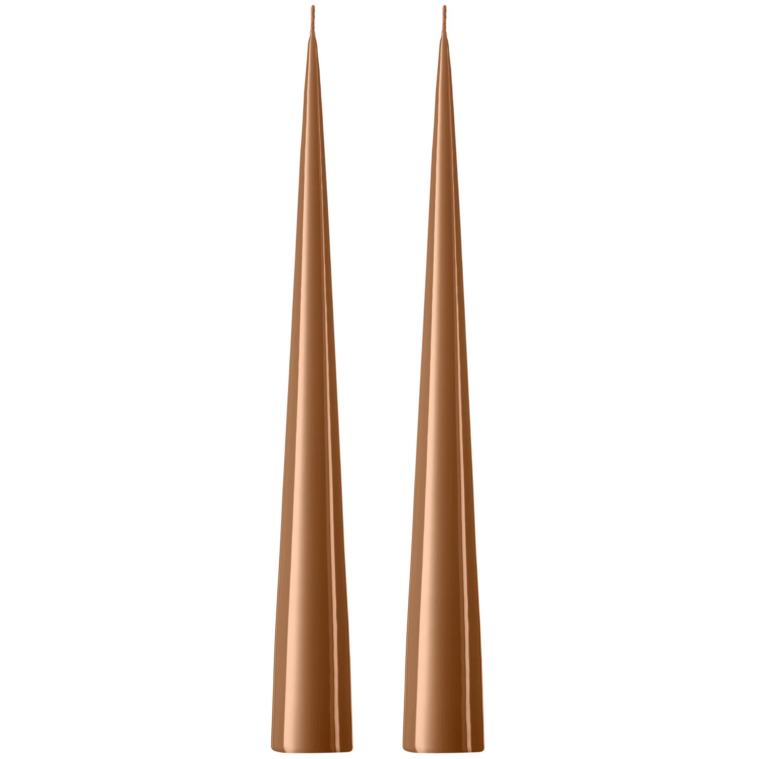 Ester & Erik Stearinlys 37 Cm 2-pak - Lys Paraffinvoks Raw toffee - 03002-23-0