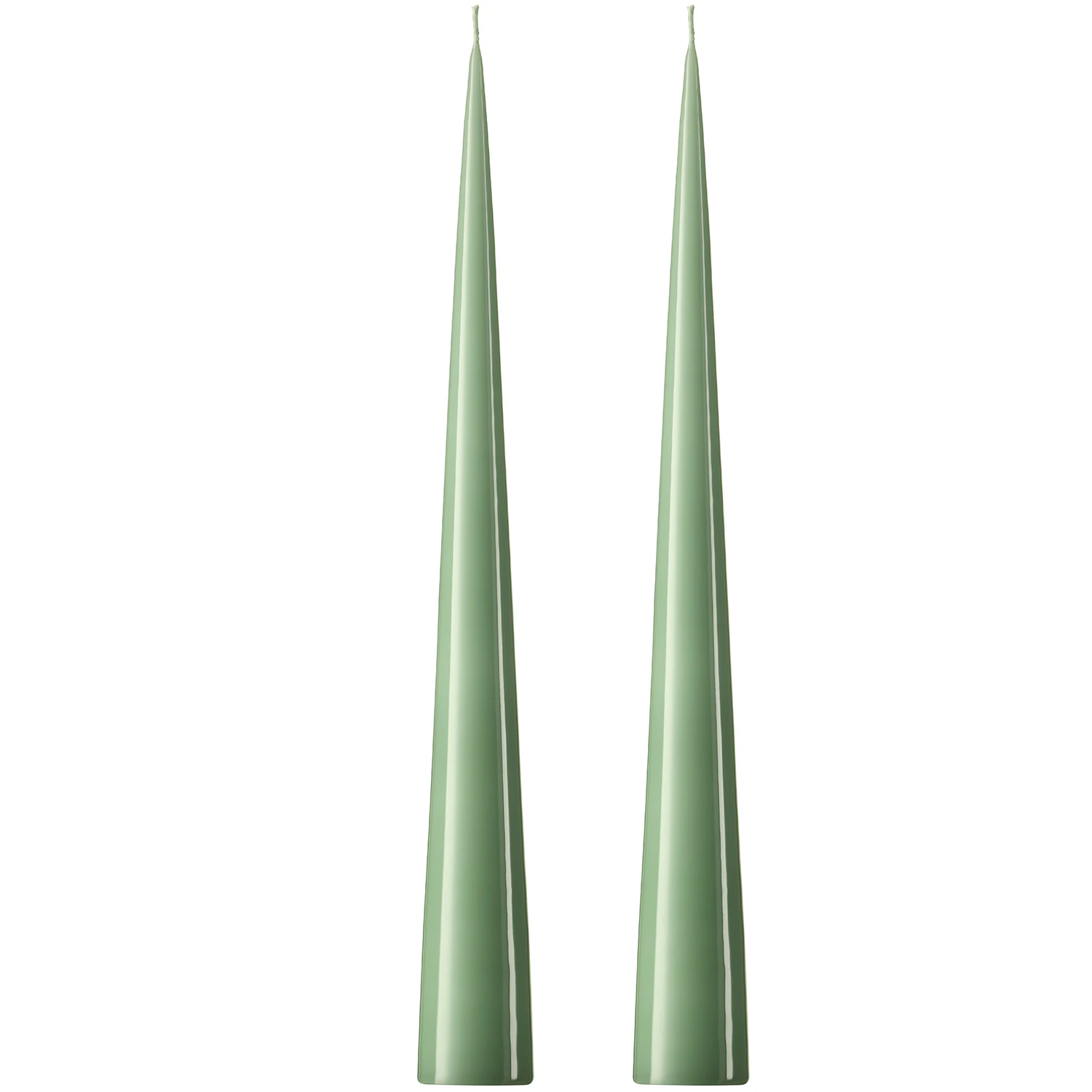 Ester & Erik Stearinlys 37 Cm 2-pak Eucalytus - Lys Paraffinvoks Eucalyptus - 03002-66-0