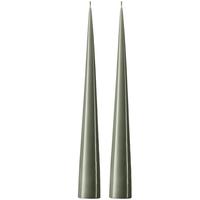 Stearinlys 37 cm 2-pak, Green Soil