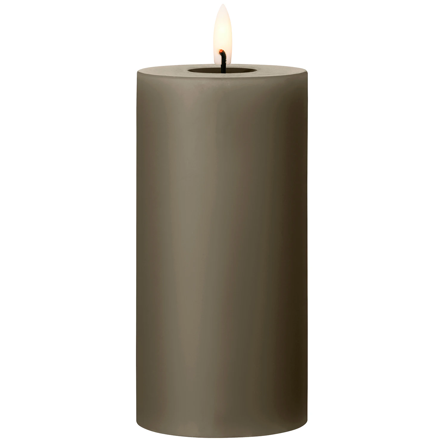 Ester & Erik Led Pillar Candle 15 Cm - LED-lys Voks Caviar - L7515-77