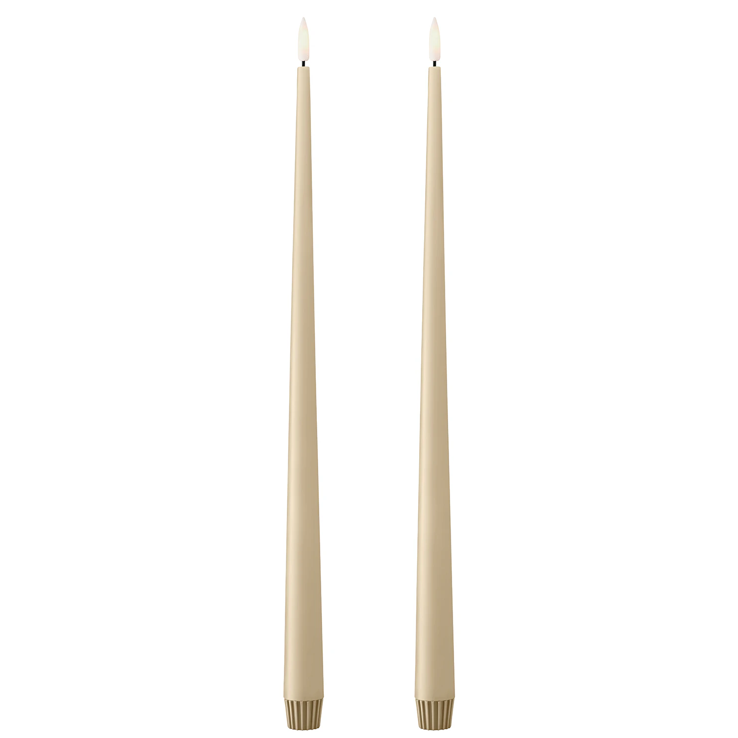 Ester & Erik Led-lys 2-pak 40 Cm - LED-lys Voks Pale Ginger - L40-14