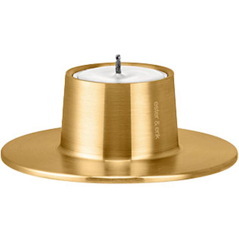 Lysestage Udendørs 16 cm, Guld