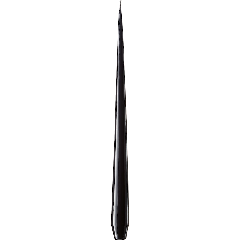 Antiklys Lakeret 32 cm 12-pak, Raw Black