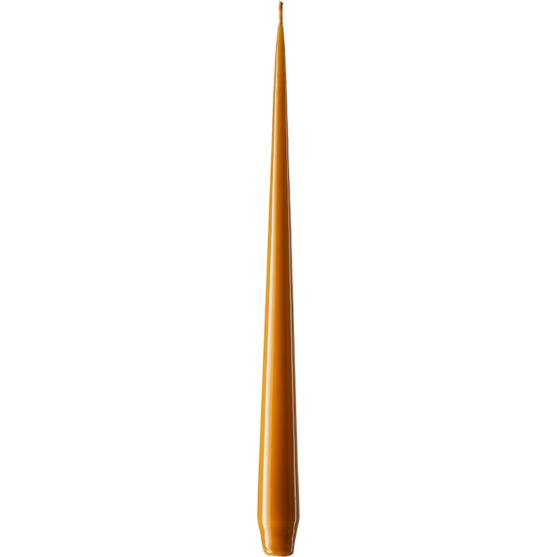 Taper Candles Lacquer 32 cm 4-pack, Warm Amber