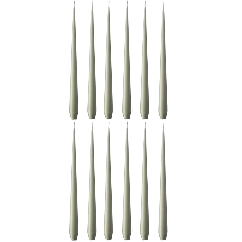 Antiklys Mat 32 cm 12-pak, Artichoke