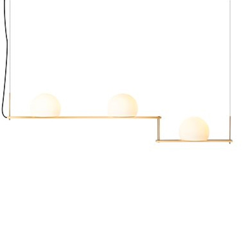 Circ T-3716 Pendel, Satin Gold / Sort