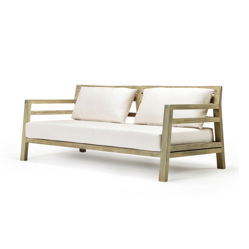 Costes Pude Til 3-Personers Sofa, Nature White