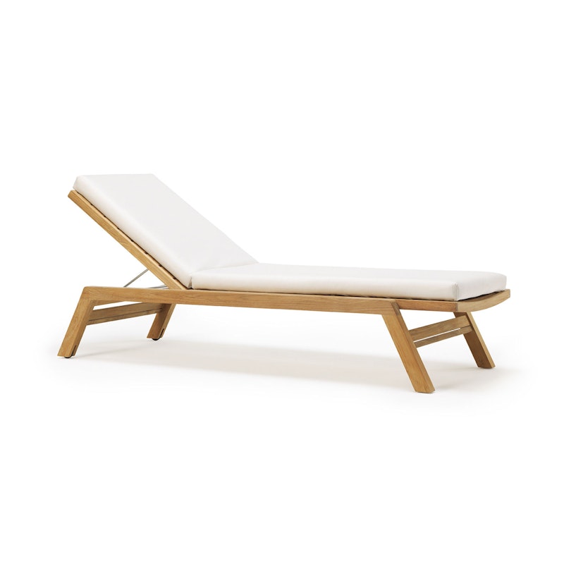 Costes Sunlounger Pude, Natural white