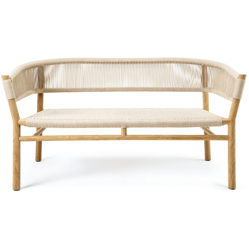 Kilt Sofa 2-Pers, Teak / Sand