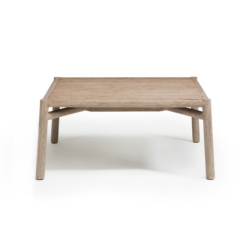 Kilt Square Sofabord 65x65 cm, Pickled Teak