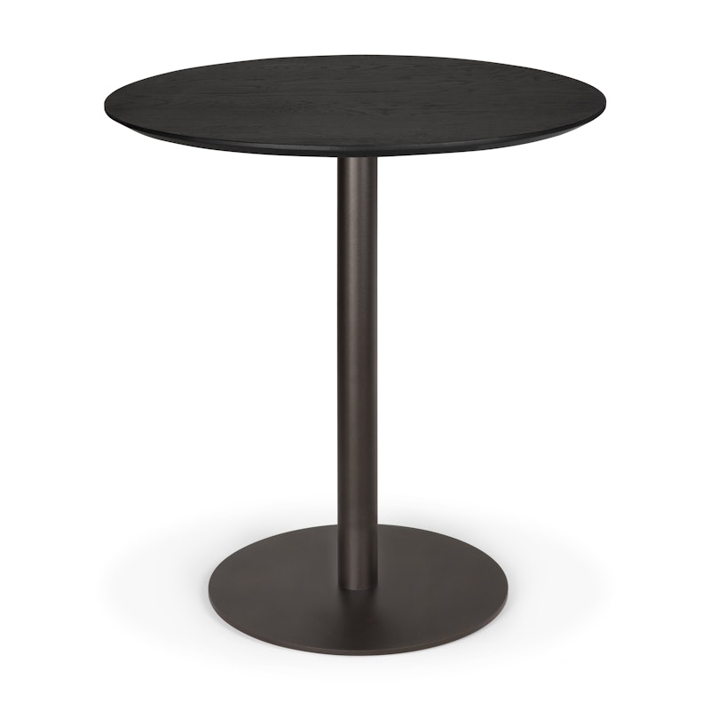 Blend Bord Ø70 cm, Mørkt Bronze / Sort Eg