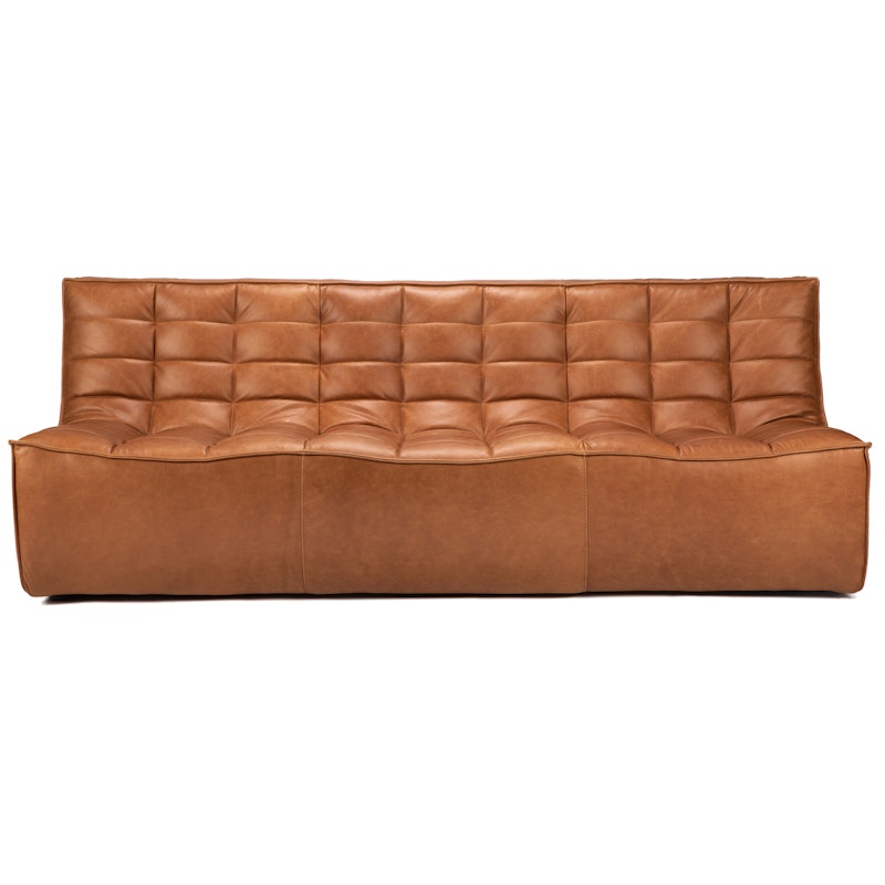 N701 Sofa, Old saddle 3-Pers