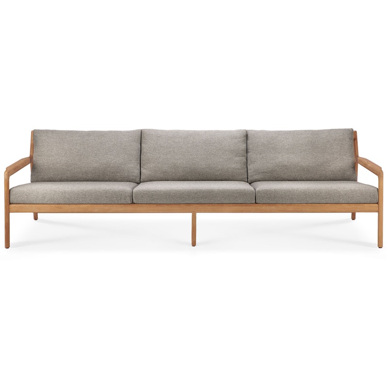 Teak Jack Sofa Outdoor Mokka, 3-Pers