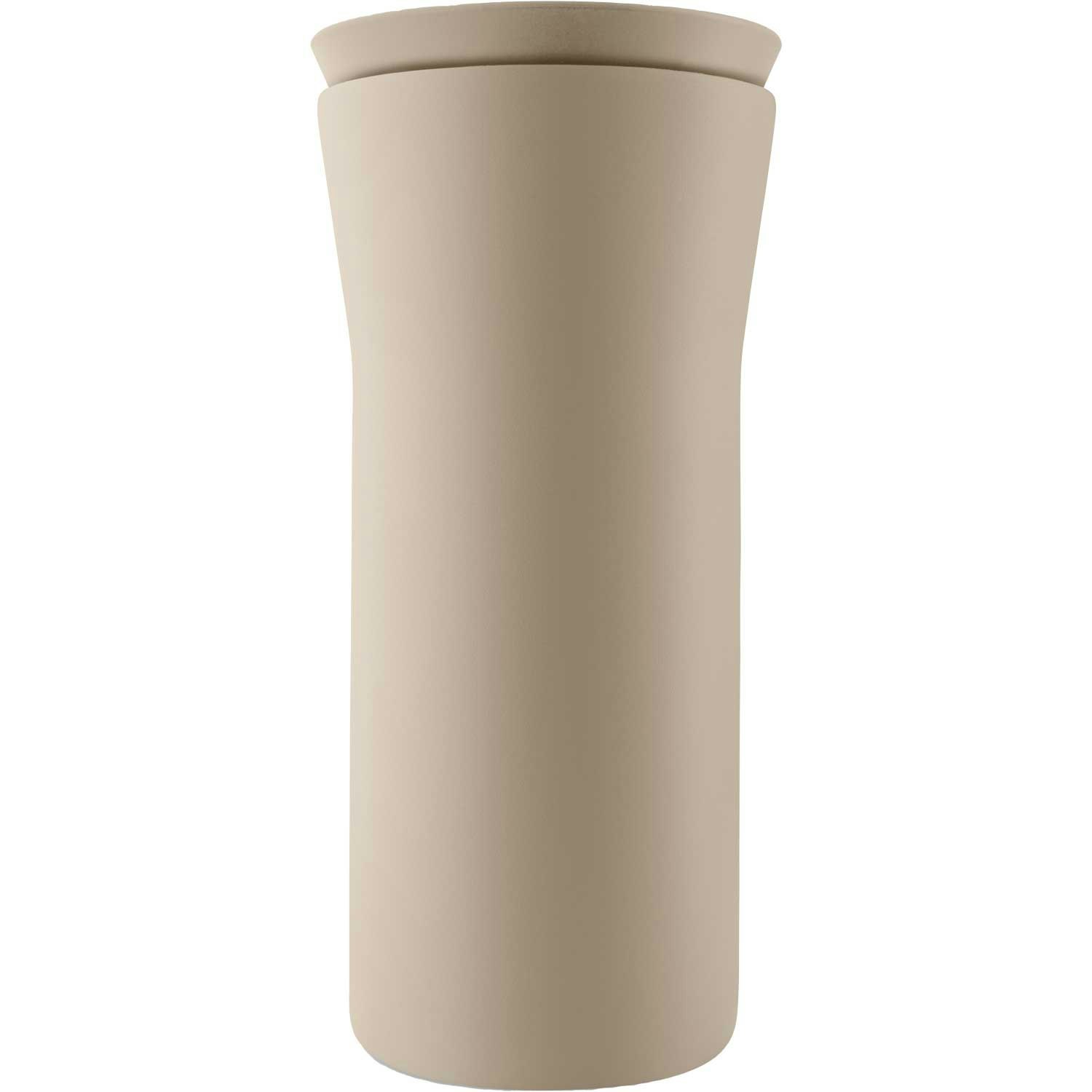 Eva Solo City To Go Termoflaske Genanvendt 35 Cl - Termokander Rustfrit St&aring;l Pearl Beige - 567036