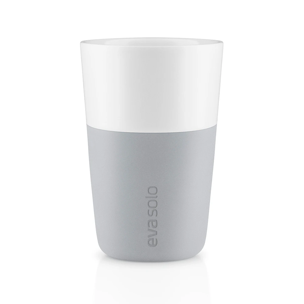 Eva Solo Caf&eacute; Latte Krus 2 Stk. 36 Cl - Kaffekopper Porcel&aelig;n Marble Grey - 501046