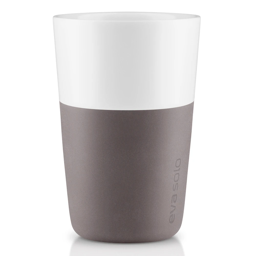 Eva Solo Caf&eacute; Latte Krus 2 Stk. 36 Cl - Kaffekopper Porcel&aelig;n Gr&aring; - 501022
