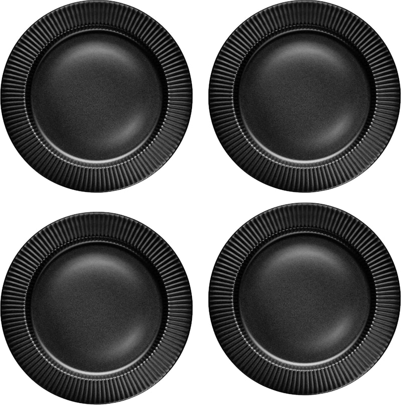 Legio Nova Middagstallerken 28 cm 4-pak, Sort