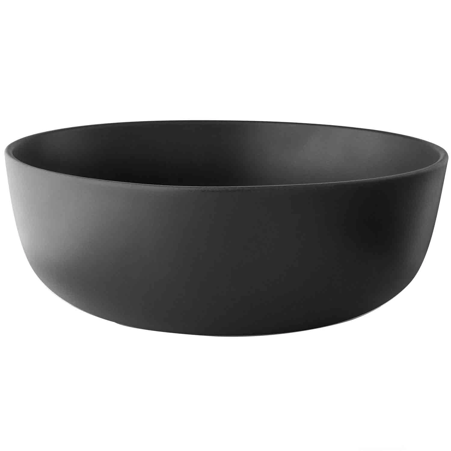 Eva Solo Nordic Kitchen Bowl 3,2 L Black - Serveringssk&aring;le Stent&oslash;j Sort - 502785