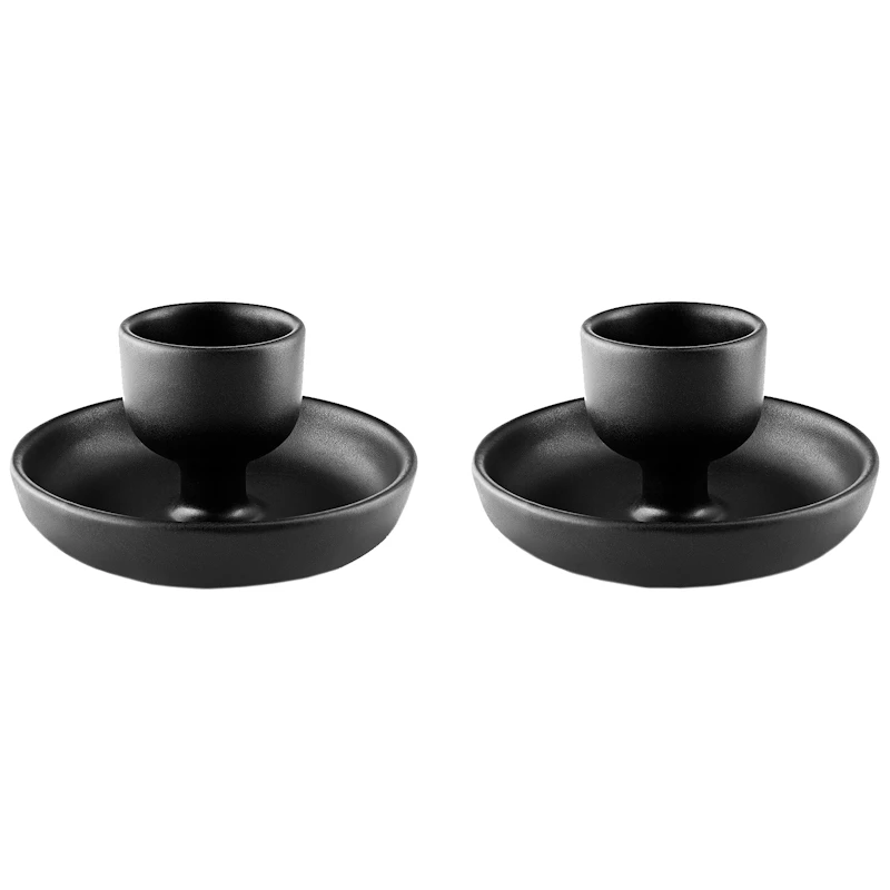 Nordic Kitchen Æggebæger 2-pak, Sort