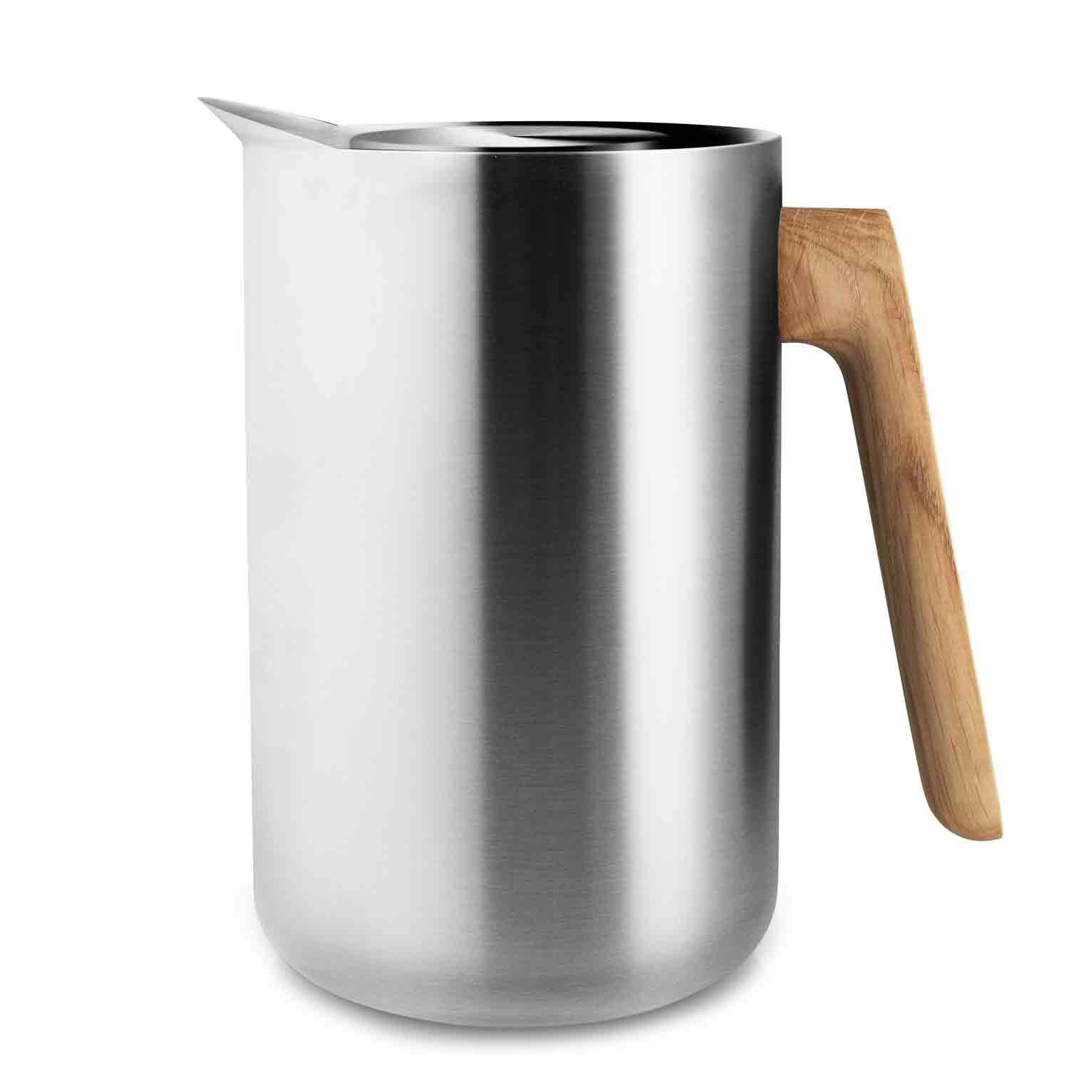Eva Solo Nordic Kitchen Vacuum Jug 1,0 L Stainless Steel - Termokander Eg Rustfrit st&aring;l - 502757