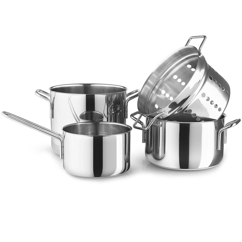 Stainless Steel Grydesæt 1,8 L / 3,6 L / 4,8 L