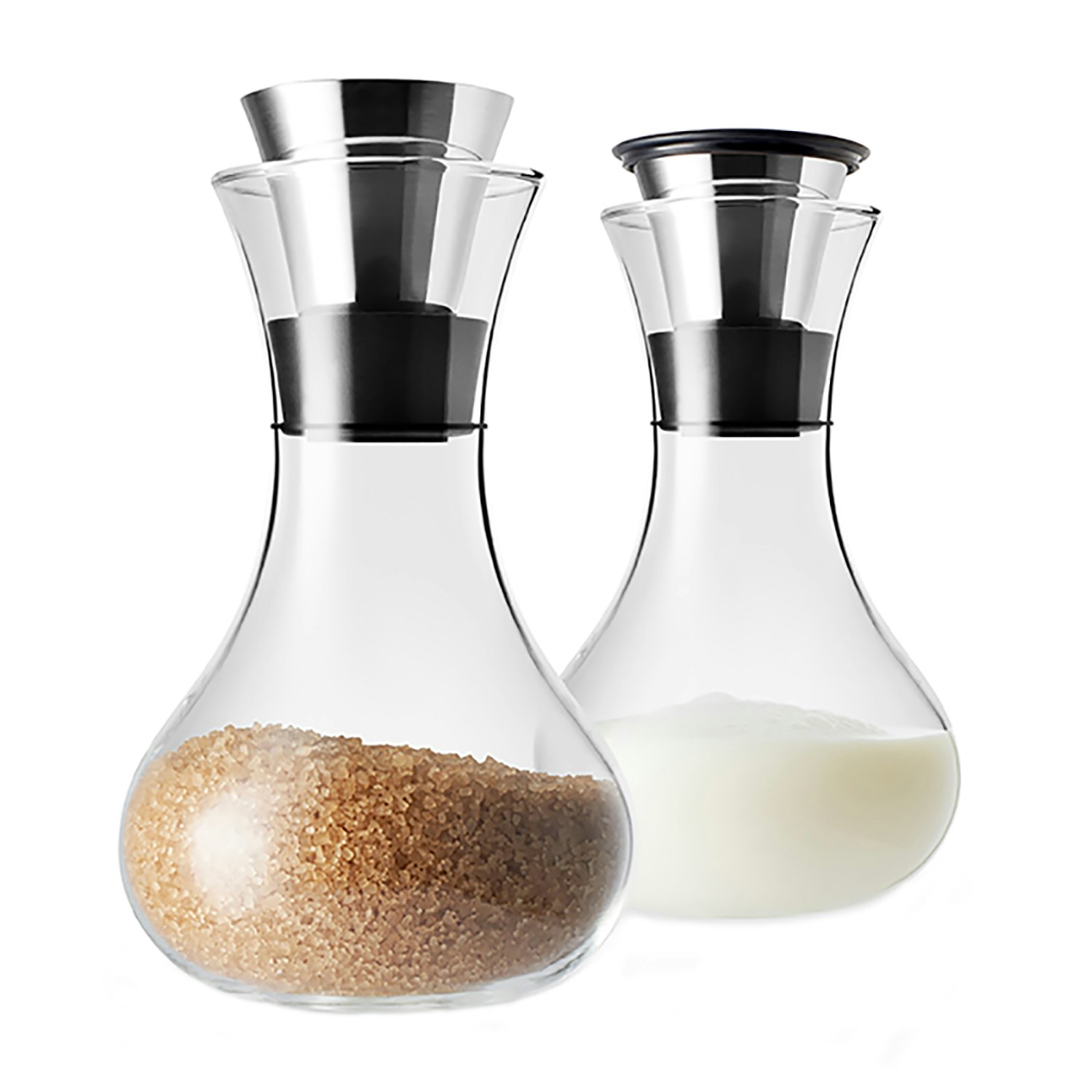 Eva Solo Sukker Og Fl&oslash;des&aelig;t - M&aelig;lkekander Glas Klar - 567545