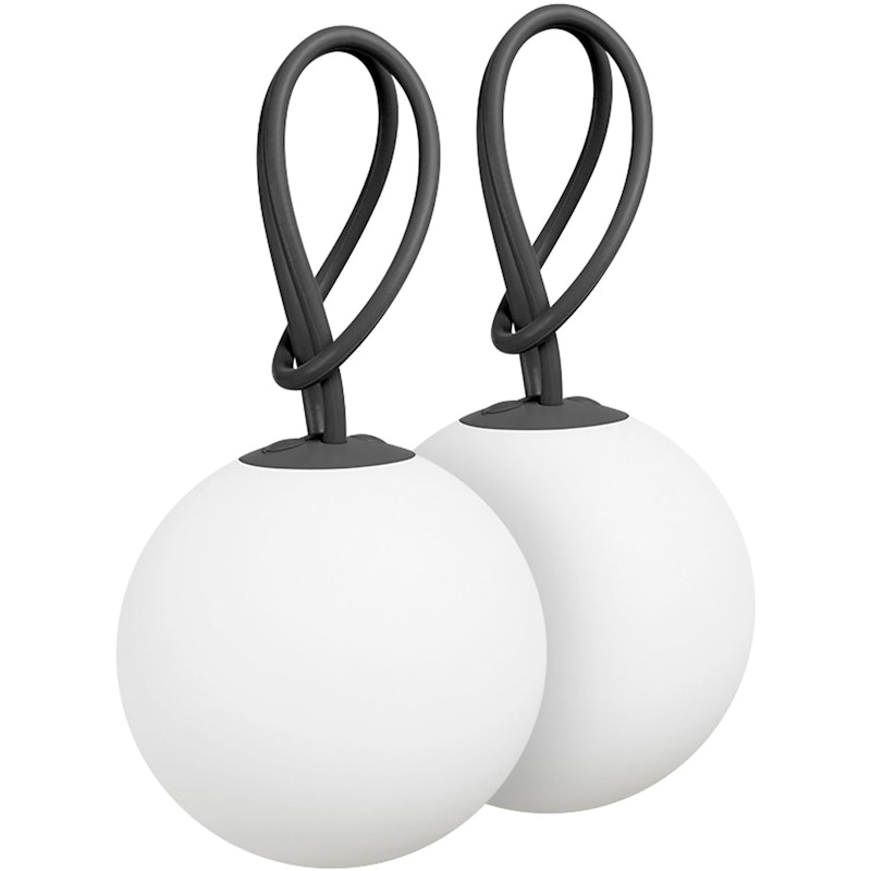 Bolleke Lampe 2-pak, Antracitgrå