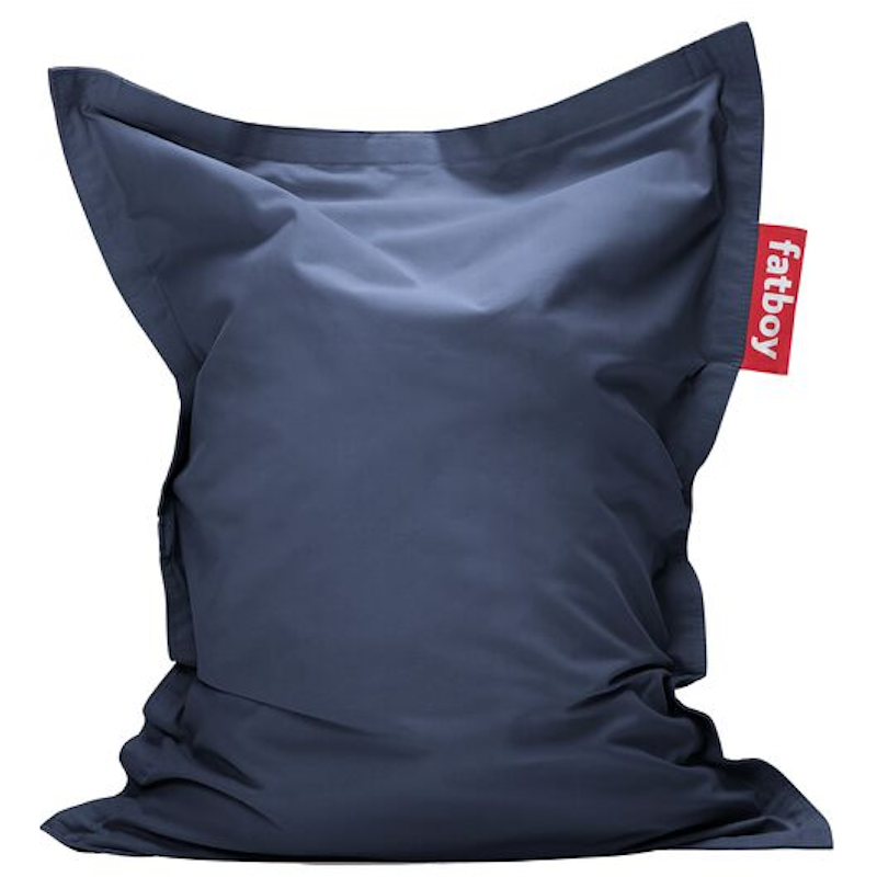 Junior Canvas Recycled Sækkestol, Crown Blue