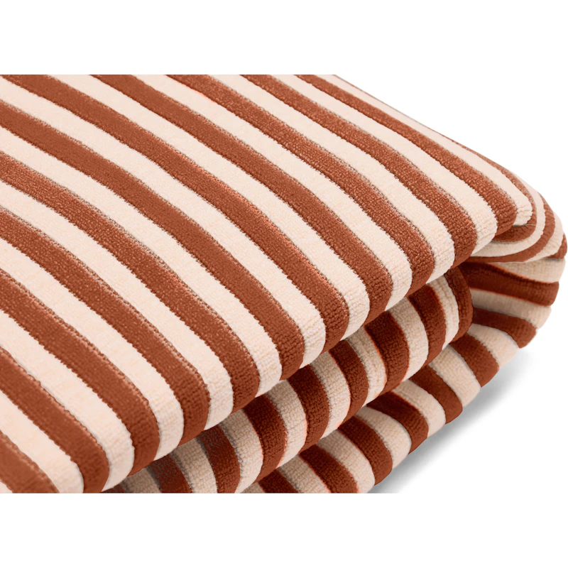 Original Slim Terry Betræk, Cognac / Creme