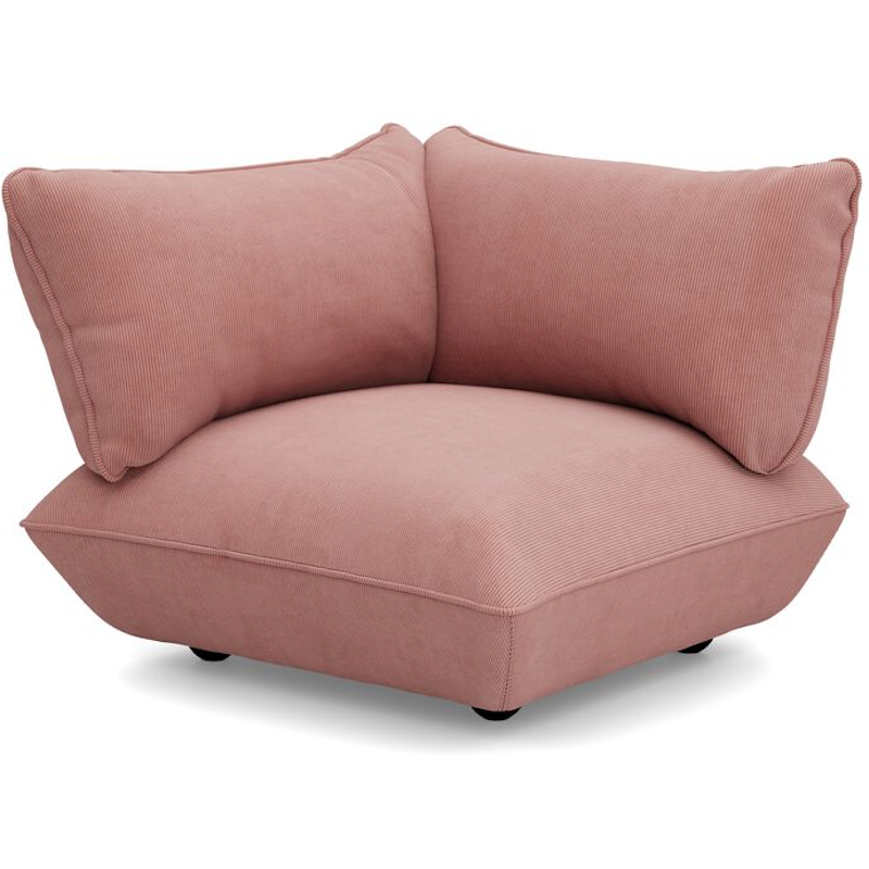 Sumo Left Cord Recycled Hjørnestykke, Soft Pink