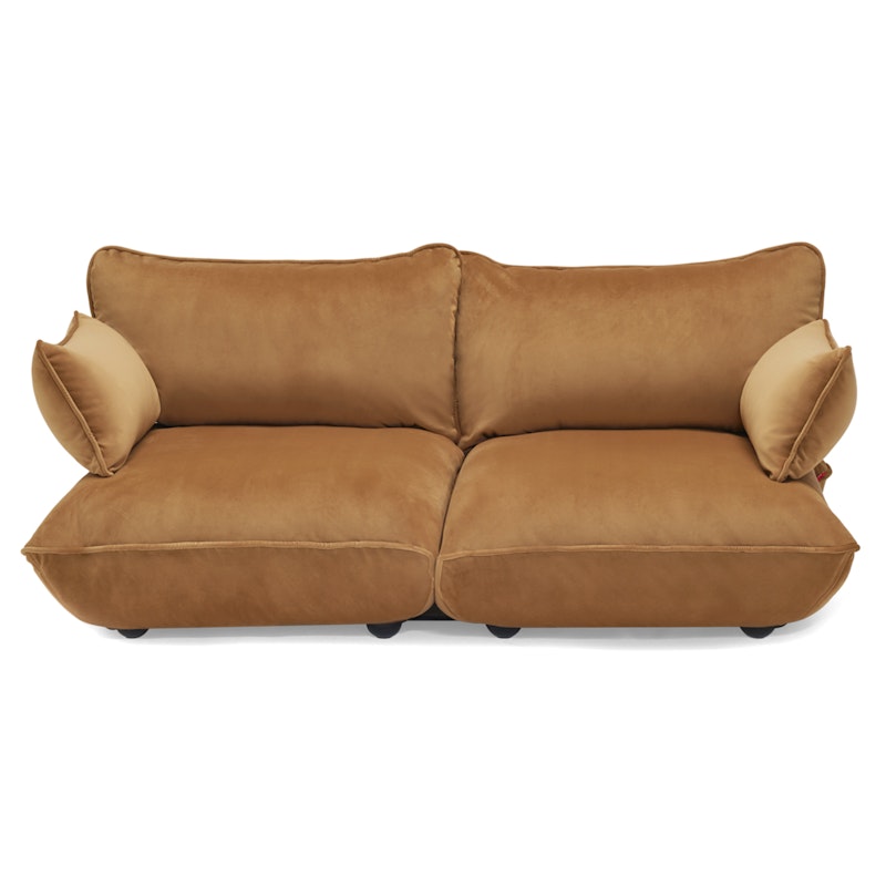 Sumo 3-Personers Sofa Fløjl, Almond