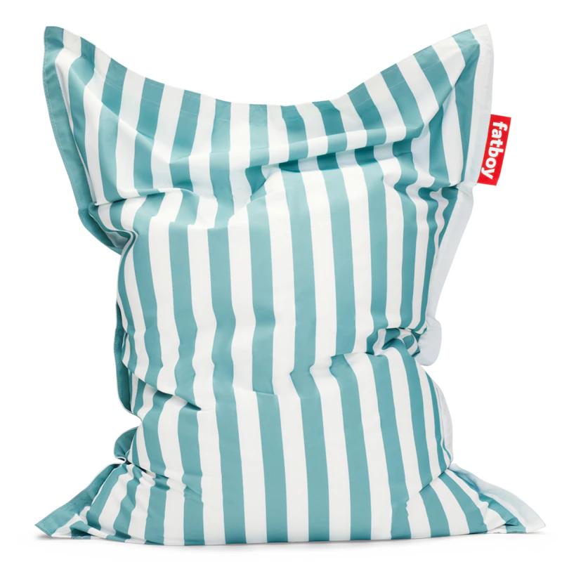 The Original Outdoor Sækkestol, Striped Azure