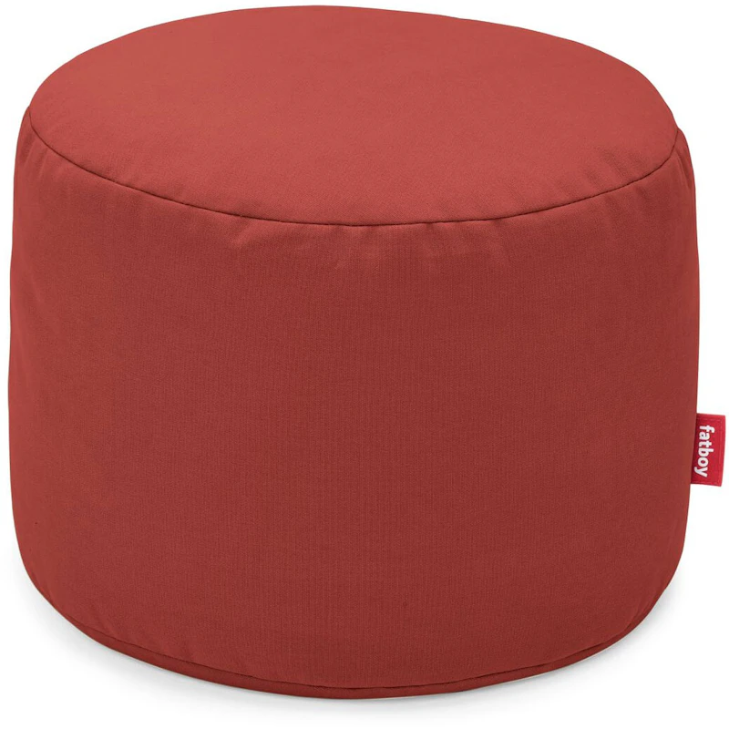 Point Canvas Recycled Puf, Merlot Red