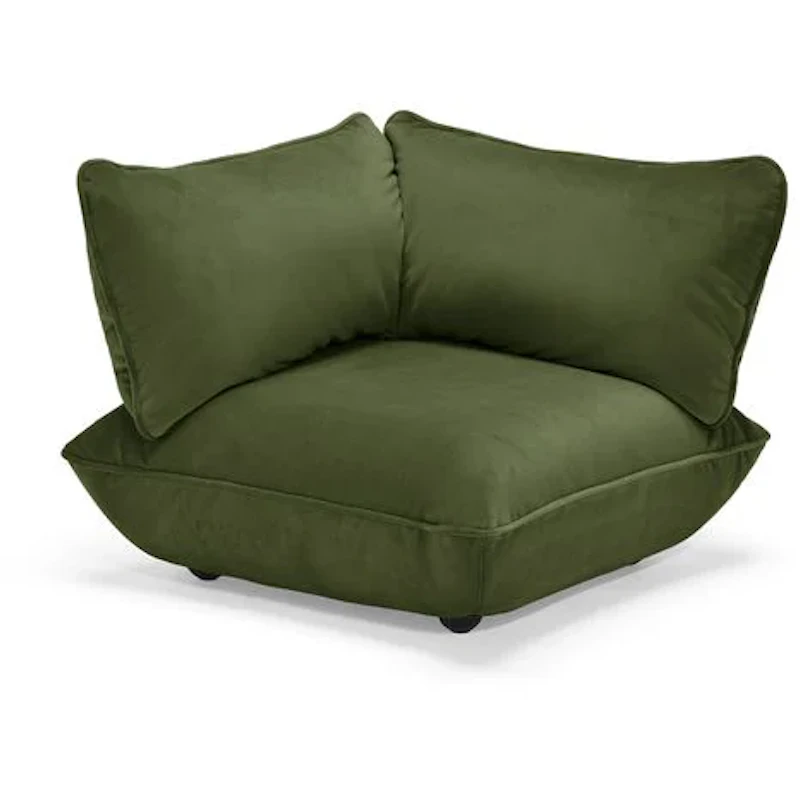 Sumo Hjørnestykke Fløjl, Deep Green