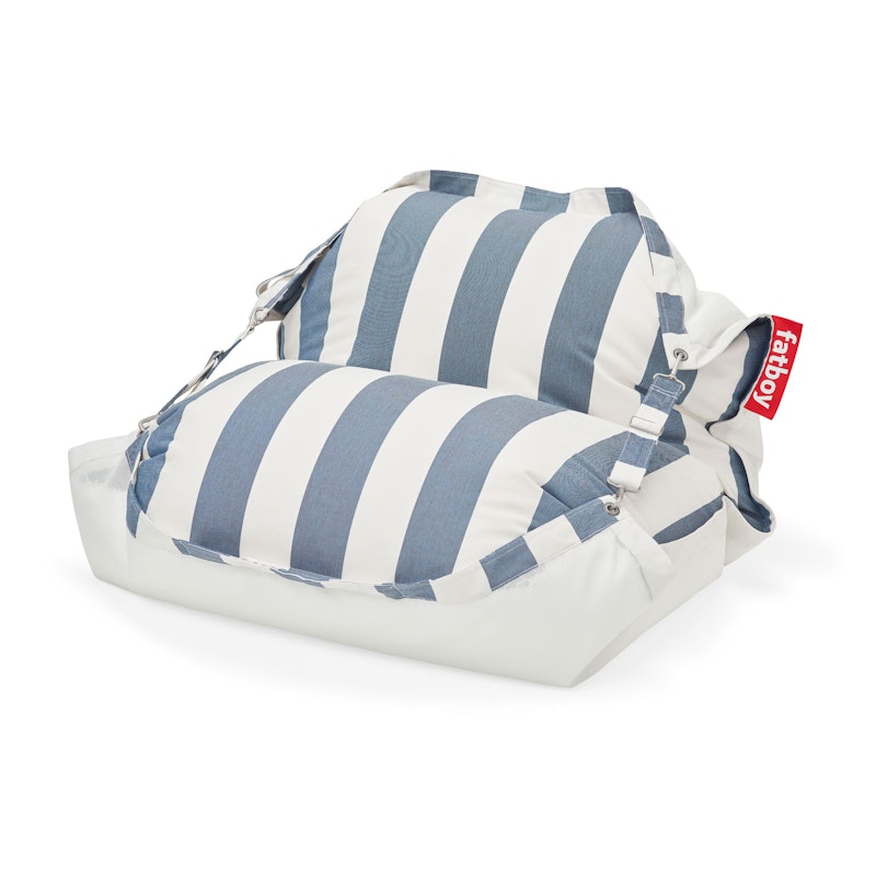 The Original Floatzac Sækkestol, Stripe Ocean Blue