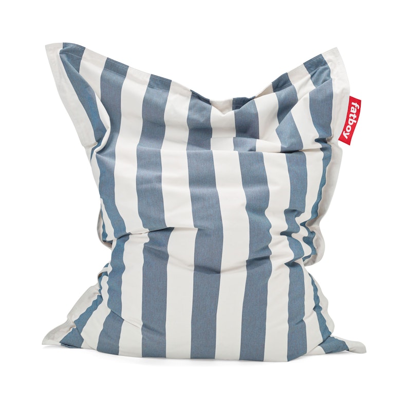 Original Outdoor Sækkestol, Stripe Ocean Blue