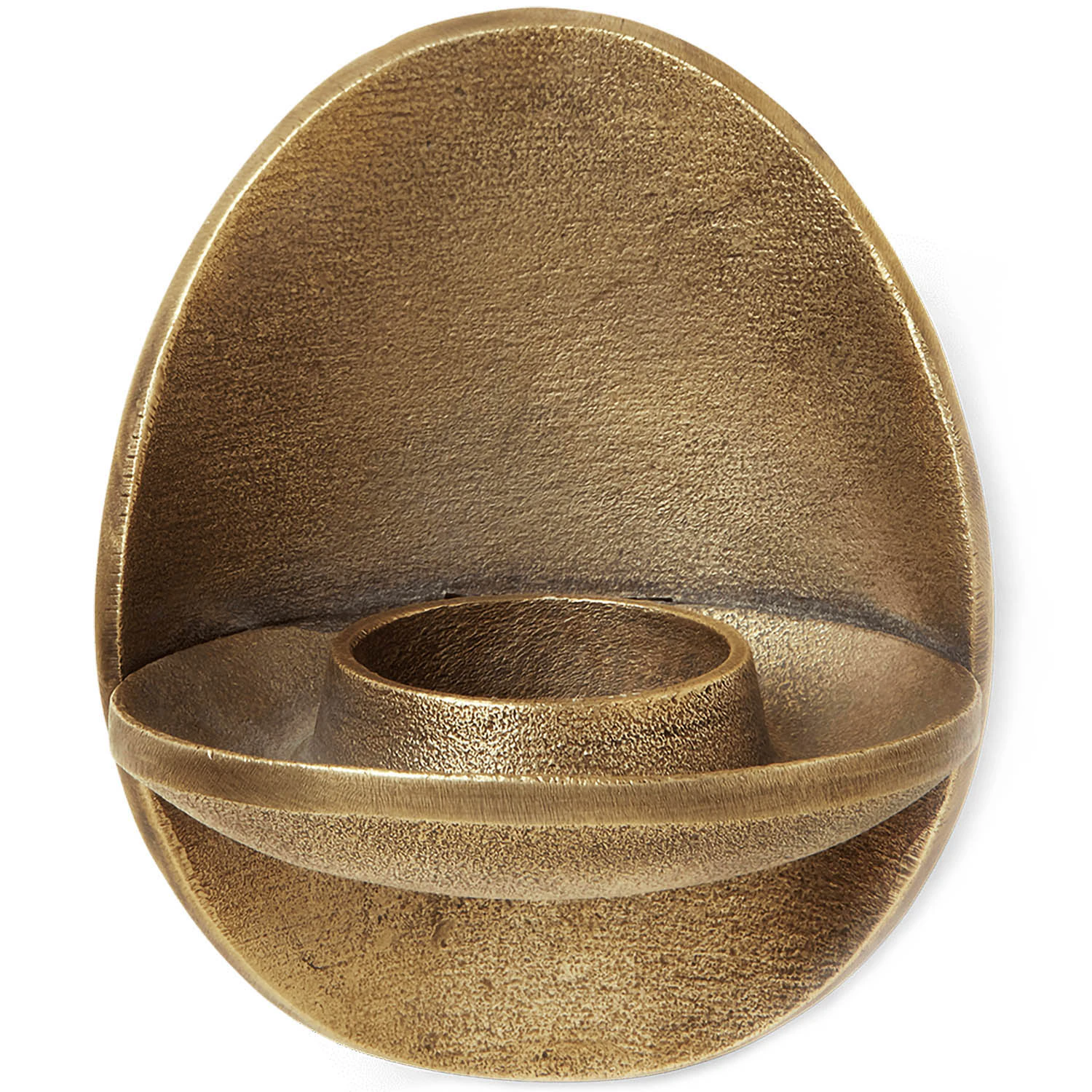 Ferm Living Agap&eacute; V&aelig;glyseholder - Lysestager Aluminium Messing - 1104270023