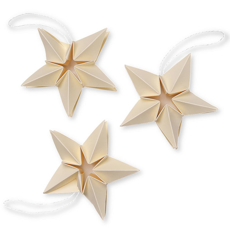 Amanda Paper Stars Juledekoration 3-pak, Offwhite