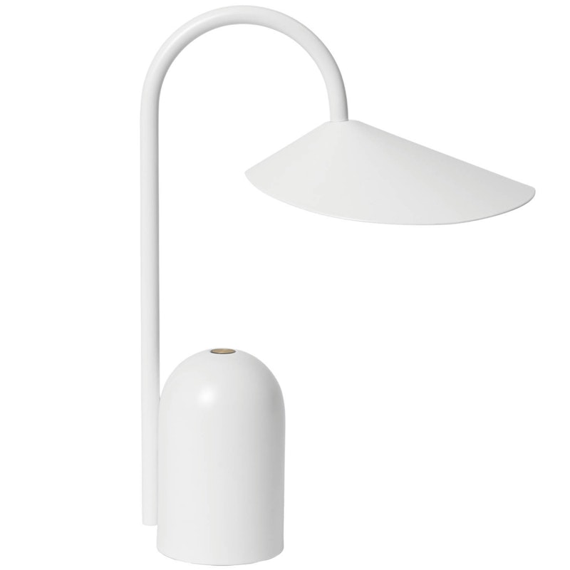Arum Transportabel Lampe, Hvid