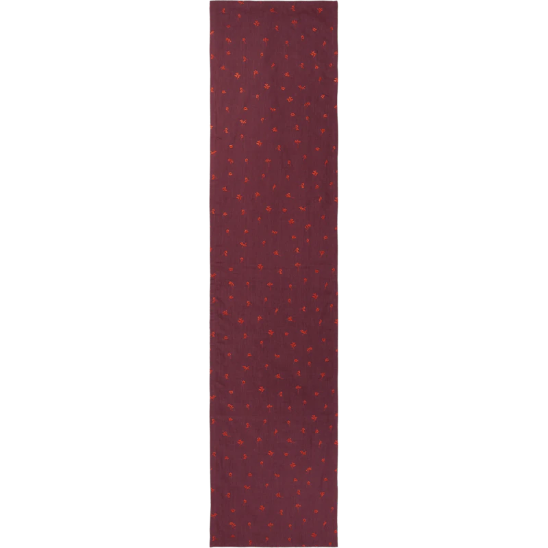 Baies Bordløber 40x180 cm, Dark Grape / Picante