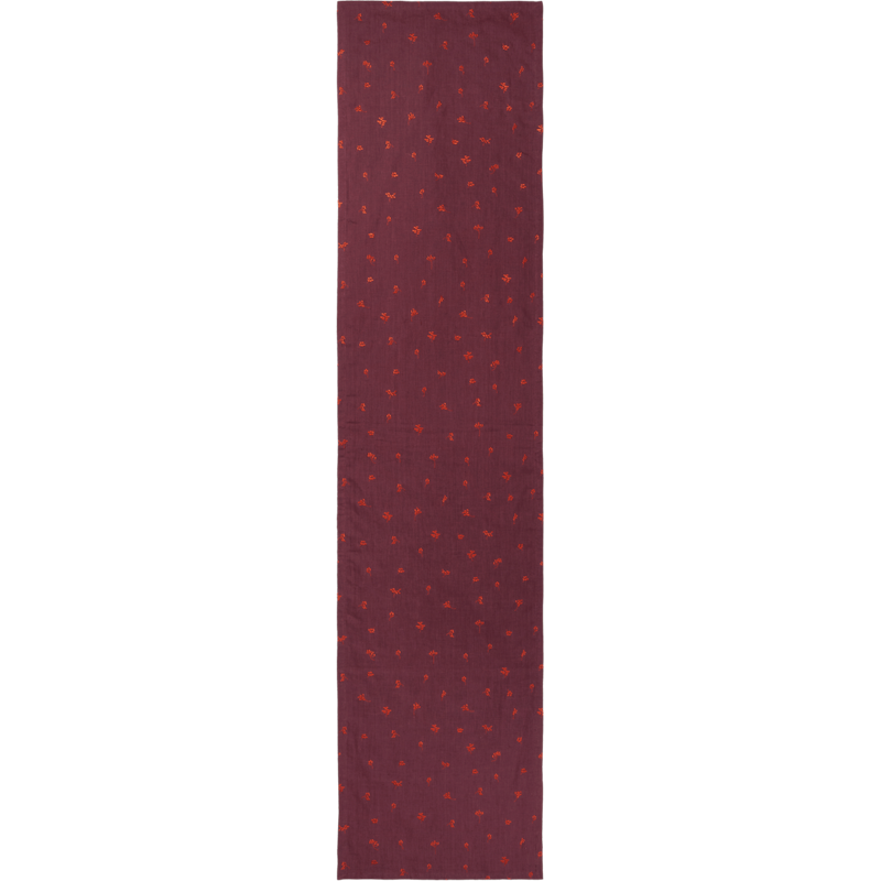 Baies Bordløber 40x180 cm, Dark Grape / Picante
