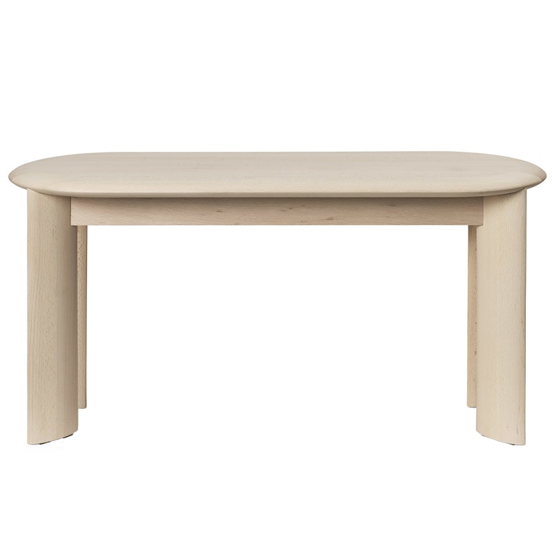 Bevel Bænk, White Oiled Beech