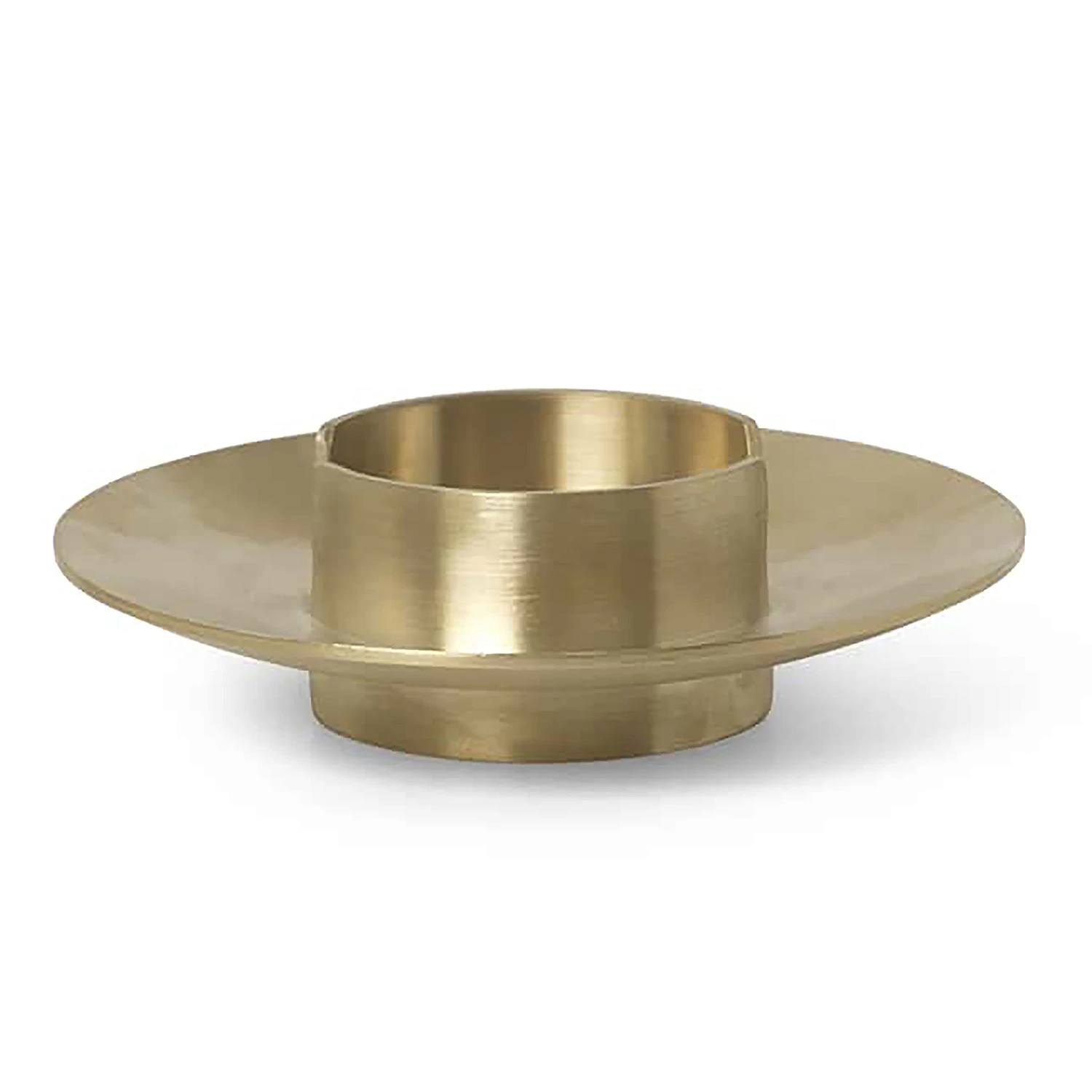 Ferm Living Bloklysestage - Lysestager Messing - 1104266219