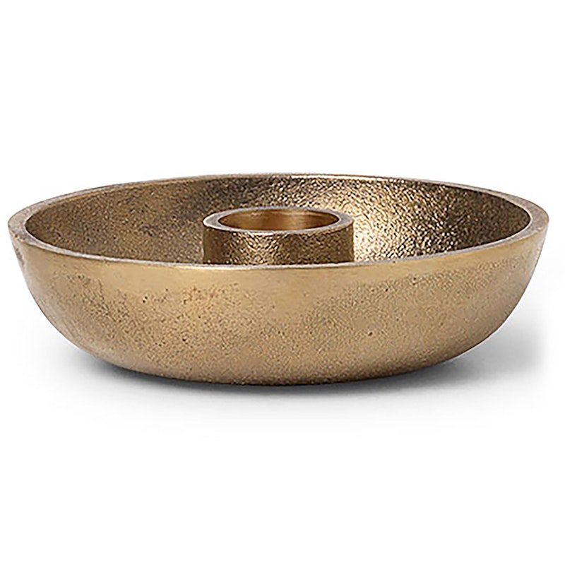 Bowl Single Lysestage Ø10 cm, Messing