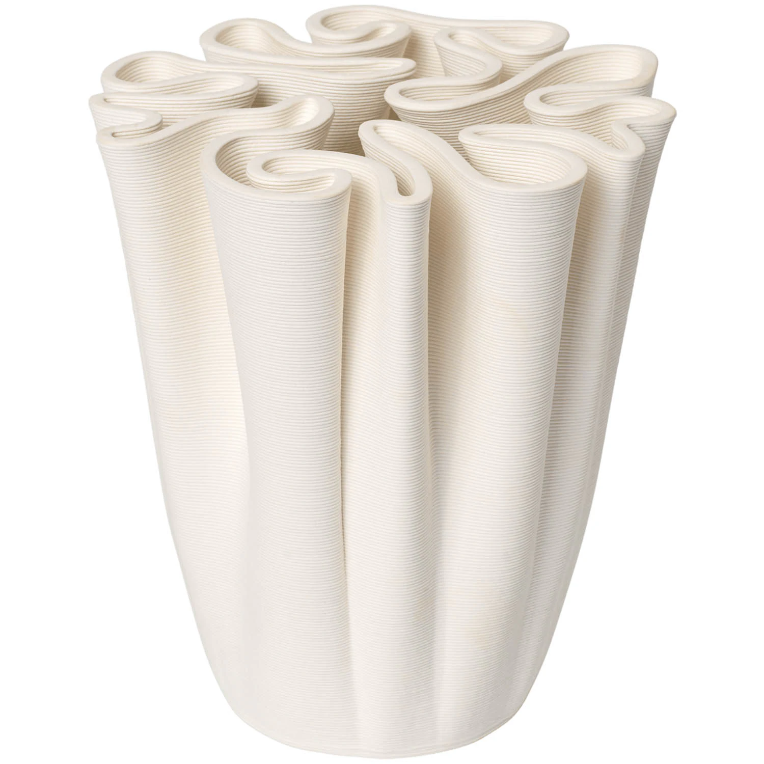 Ferm Living Dedali Vase H18 Cm Offwhite - Vaser Stent&oslash;j Off-White - 1104270977