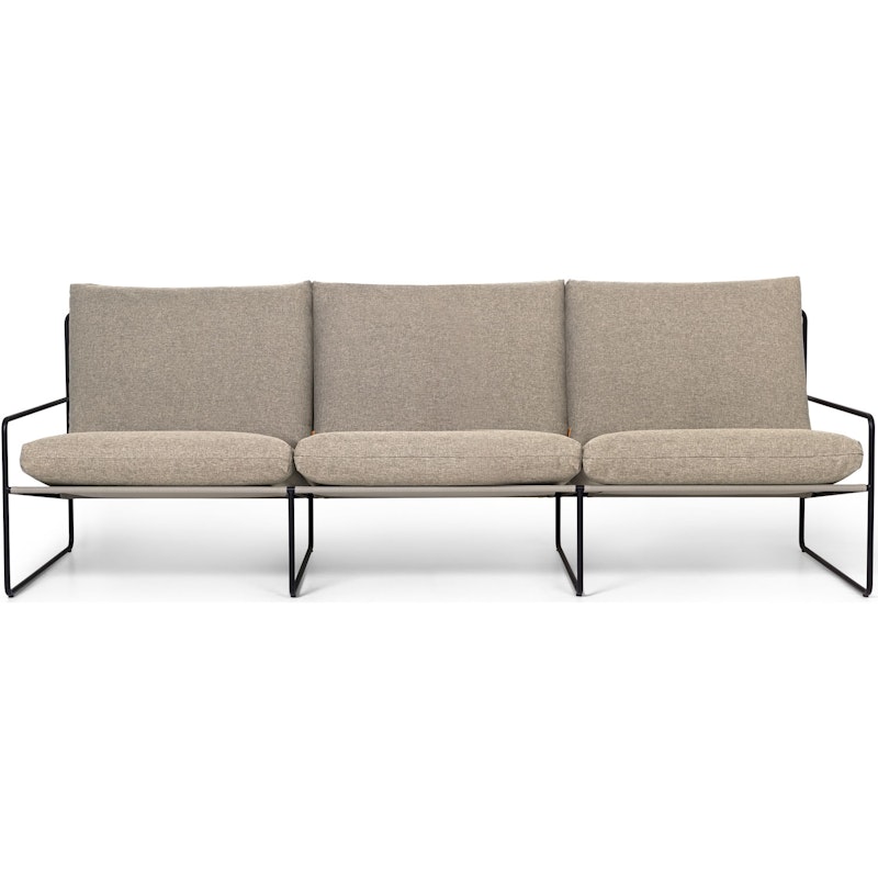 Desert 3-Personers Sofa, Sort / Dolce
