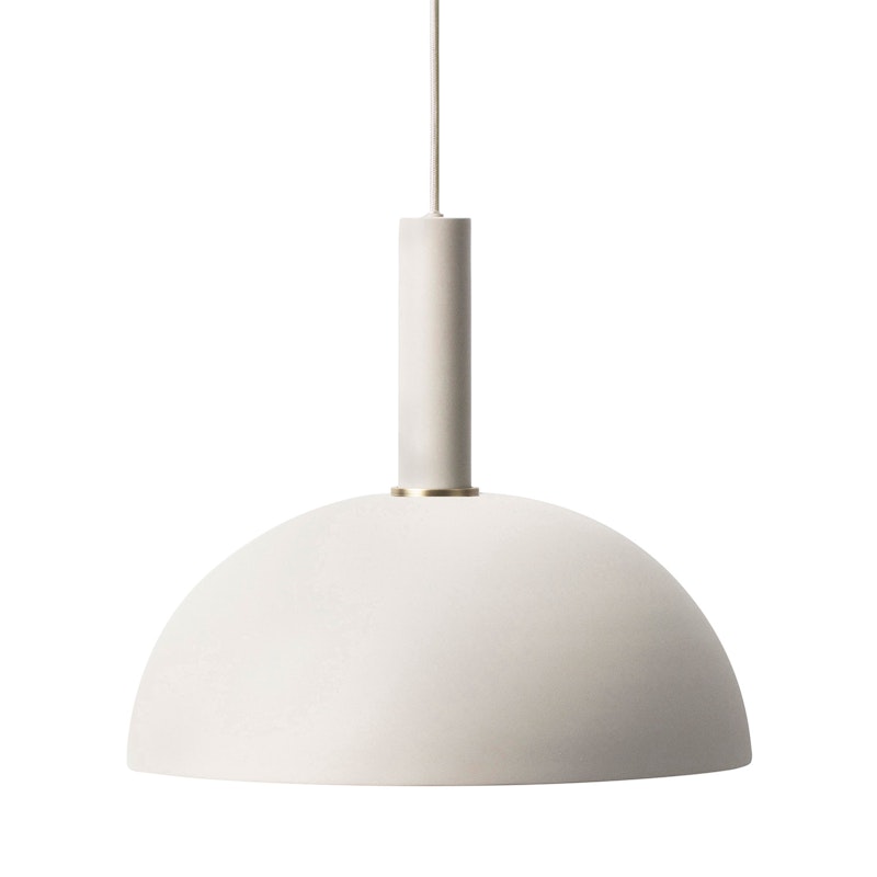 Dome Pendel Høj, Lysegrå/Lysegrå