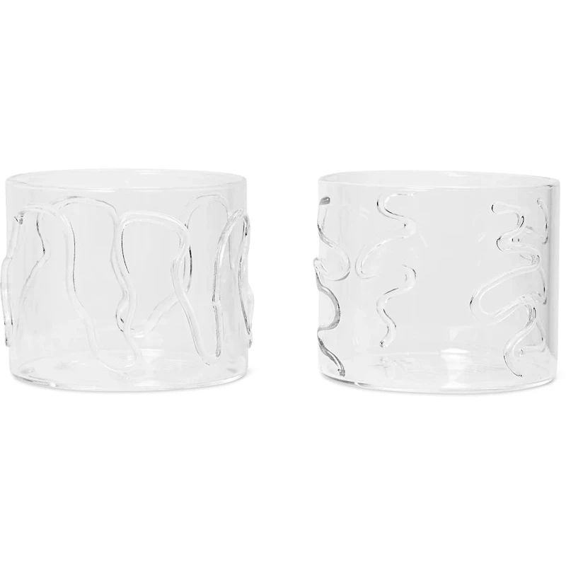 Doodle Drikkeglas 2-pak, 6,5 cm