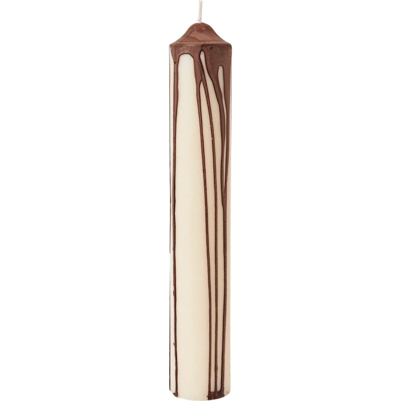 Dryp Bloklys 30 cm, Dark Chocolate